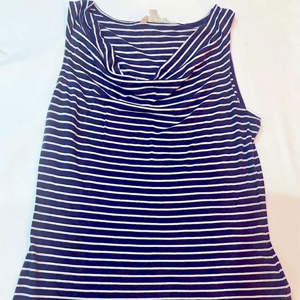 BR Striped Cowl Neck Tank